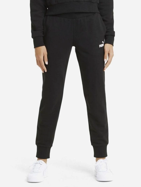Спортивні штани жіночі Puma Ess Sweatpants Tr Cl 586842-01 S Чорні (4063697167599) - зображення 1