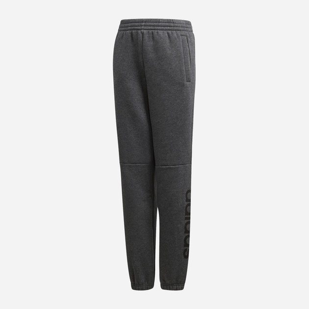 Підліткові спортивні штани для хлопчика Adidas Yb Lin Pant DJ1781 140 см Темно-сірі (4060509663195) - зображення 1