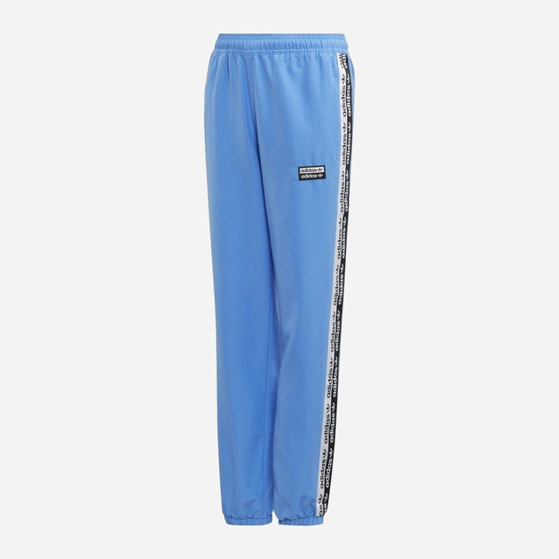 Dziecięce spodnie dresowe dla dziewczynki Adidas Track Pants ED7878 128 cm Błękitne (4061619590203) - obraz 1