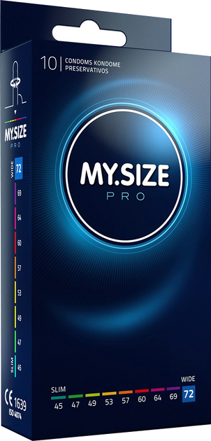 Prezerwatywy My.Size Pro Condoms 72 mm 10 szt (4025838410728) - obraz 1