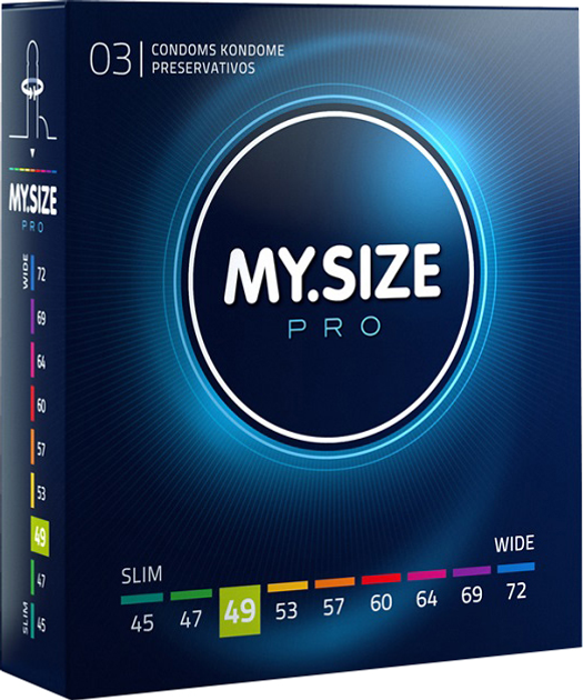 Prezerwatywy My.Size Pro Condoms 49 mm 3 szt (4025838403492) - obraz 1