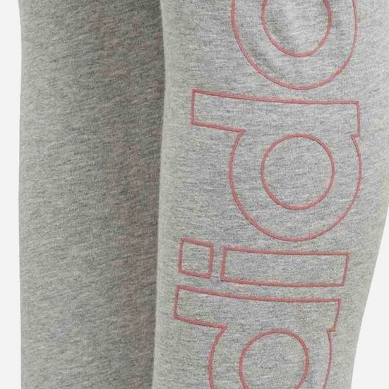 Legginsy dziecięce dla dziewczynki sportowe Adidas G Lin Leg GN4075 128 cm Szare (4062065010079) - obraz 4