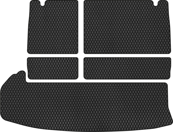 Акція на EVA килимок EVAtech в багажник авто для Toyota Highlander (XU50) 7 seats Restyling 2016-2019 3 покоління SUV EU від Rozetka