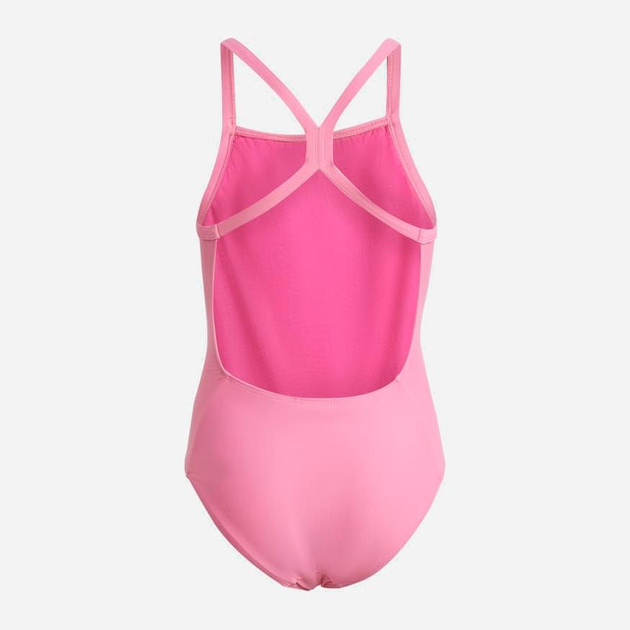 Młodzieżowy strój kąpielowy jednoczęściowy na basen dla dziewczynki Adidas Big Logo Suit IA5416 164 cm Różowy (4066761010227) - obraz 2