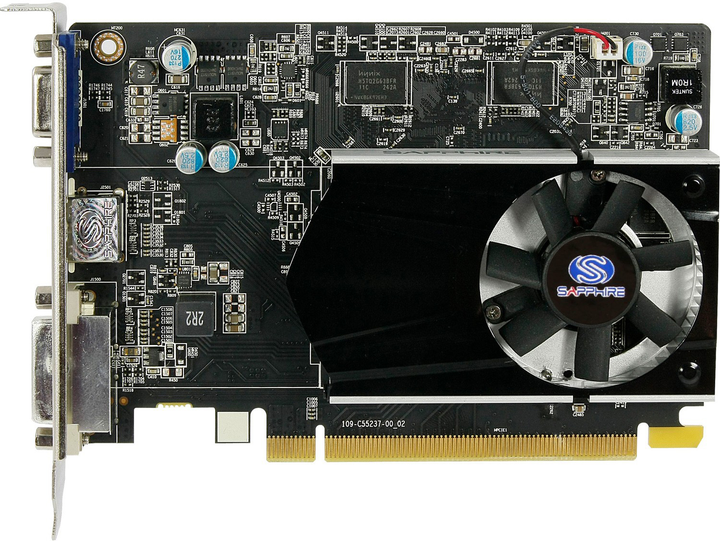Видеокарта Sapphire PCI-Ex Radeon R7 240 4GB DDR3 (128bit) (1800) (DVI, VGA, HDMI) (11216-35-20G) - изображение 1