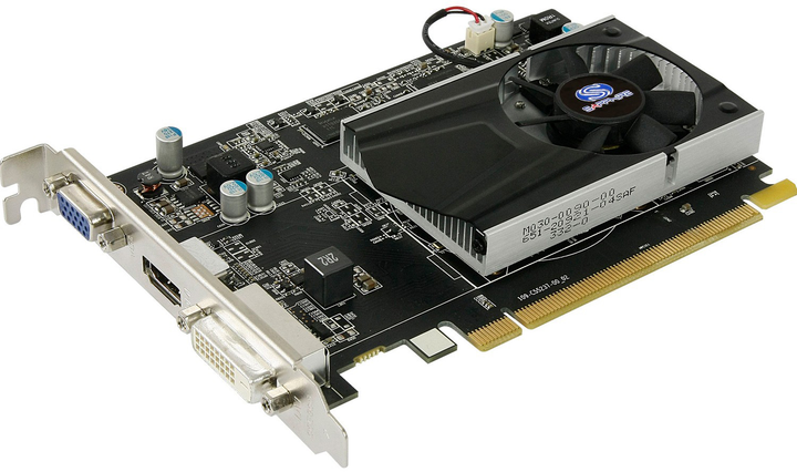 Видеокарта Sapphire PCI-Ex Radeon R7 240 4GB DDR3 (128bit) (1800) (DVI, VGA, HDMI) (11216-35-20G) - изображение 2