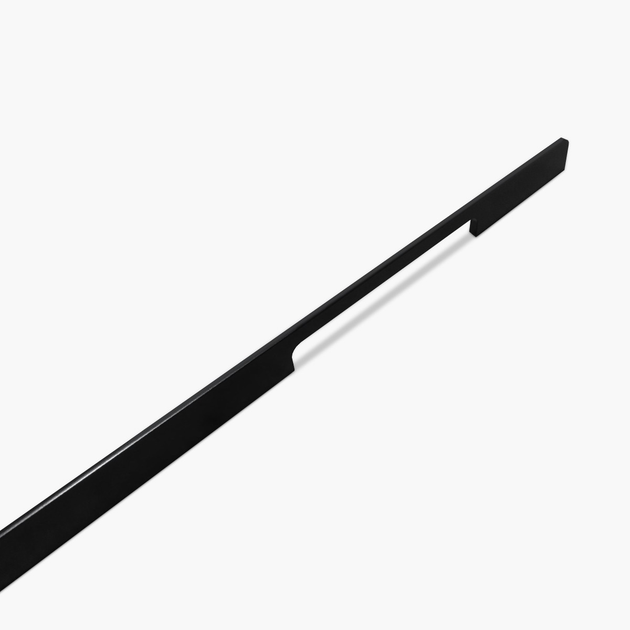 Длинная мебельная ручка для распашного шкафа Bravo Long D 1200мм черная .