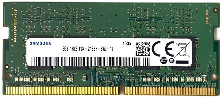 Оперативна пам'ять Samsung 8 GB SO-DIMM DDR4 2133 MHz