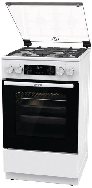 Kuchenka gazowa z piekarnikiem elektrycznym Gorenje GK5C61WF - obraz 3