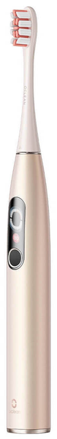 Elektryczna szczoteczka do zębów Oclean X Pro Digital Set Champagne Gold (6970810552577) - obraz 3