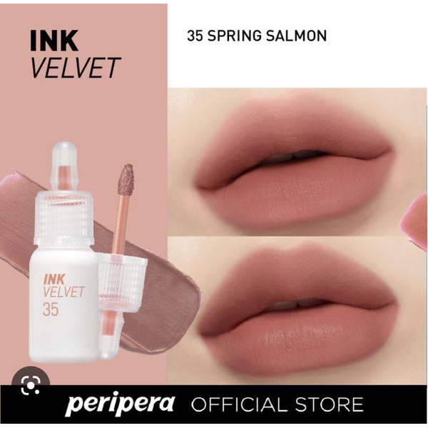 Матовый тинт PERIPERA Ink Velvet Tint #35 Spring Salmon для губ, 4г - изображение 3