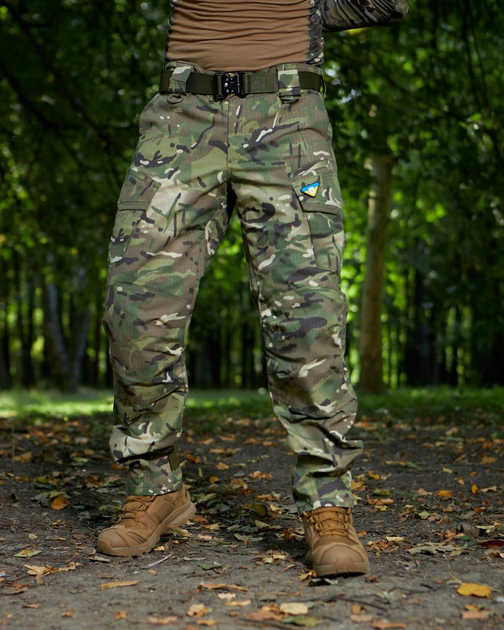 Тактичні штани Caiman Aggressor Мультикам Ріп-Стоп штани для військовослужбовців 3XL-Long - зображення 1