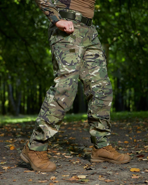 Тактичні штани Caiman Aggressor Мультикам Ріп-Стоп штани для військовослужбовців 3XL-Long - зображення 2