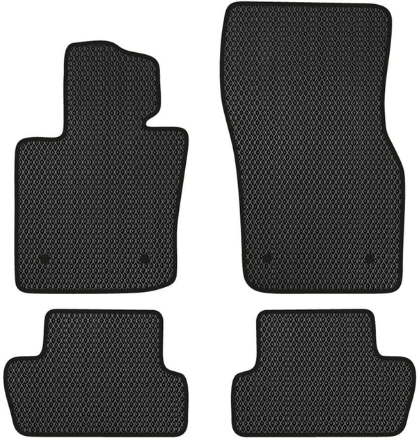 Акція на EVA килимки EVAtech в салон авто для MINI Cooper (F56) 3-doors 2014+ 3 покоління Htb USA Black від Rozetka