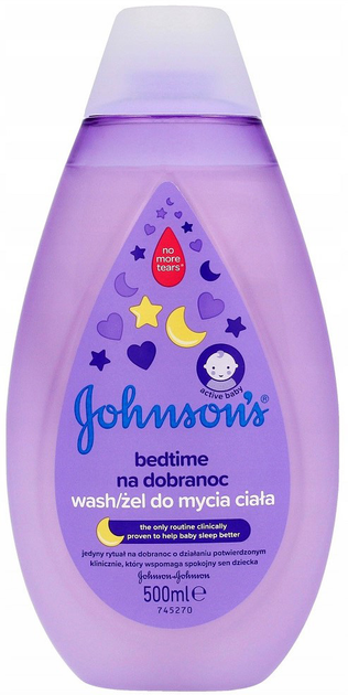 Żel do mycia ciała Johnson and Johnson Bedtime na dobranoc 500 ml (3574669907002) - obraz 1