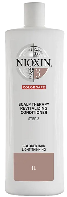 Odżywka Nioxin System 3 Scalp Therapy Revitalising Conditioner do włosów farbowanych lekko przerzedzonych 1000 ml (4064666305080) - obraz 1