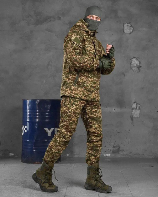 Весняний тактичний костюм Хижак Гірка 4 штани+анорак L піксель (83958) - зображення 2