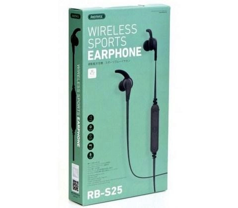 Навушники вакуумні безпровідні Bluetooth Remax RB-S25 чорні - зображення 2