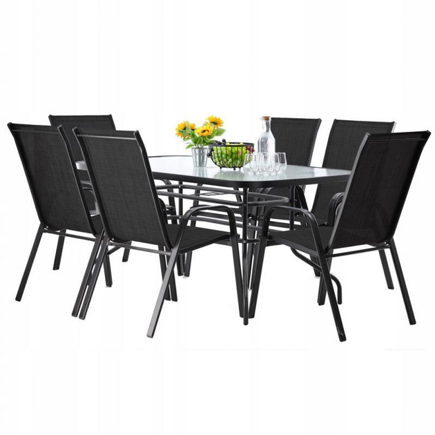 Набор садовой мебели, стол и 6 стульев GardenLine NEO2286KPLCZ – фото ...