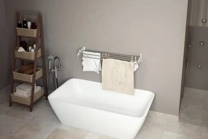 Сушарка для білизни настінна Colombo Soffietto Alu 80 (SF080A) - Фото 2 Сушарка для білизни настінна Colombo Soffietto Alu 80 (SF080A) - зображення 2
