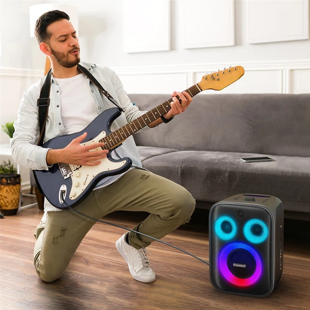 Głośnik przenośny Tronsmart Halo 200 Black + 2 bezprzewodowe mikrofony (968233) - obraz 8