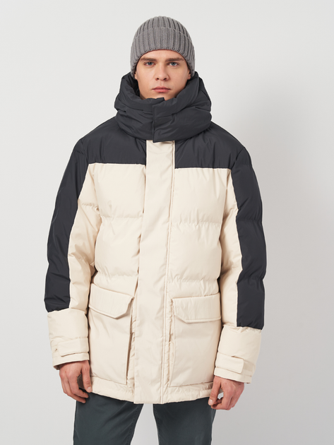 Куртка демисезонная с капюшоном мужская Reserved 5865H-08X L Песочная ...