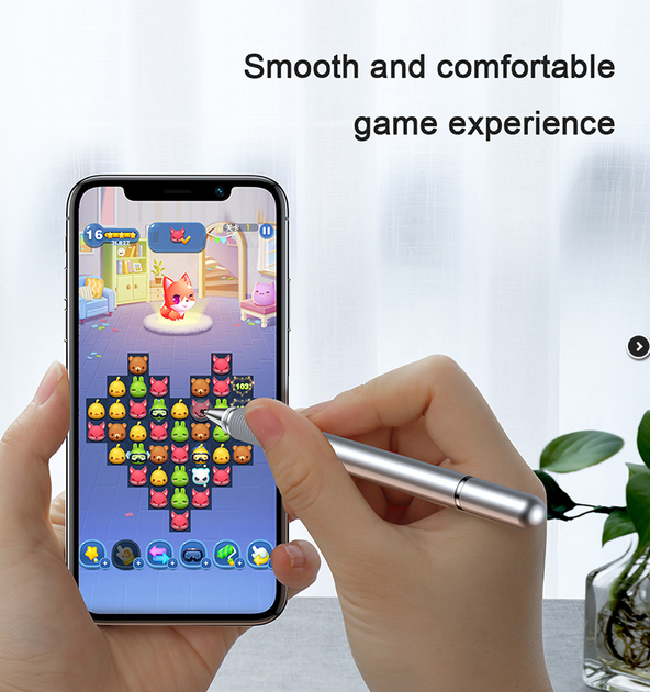 Стилус ручка BASEUS Golden Cudgel Capacitive ACPCL-01 silver - изображение 3