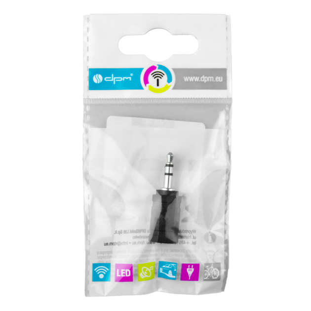 Перехідник DPM Jack 3.5 мм - 2.5 мм BMF42 (5900672655131) - зображення 3