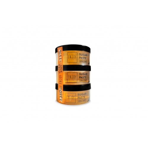 Професійна цукрова паста для депіляції Enjoy Professional ULTRA SOFT 1350 г. - Фото 2 Професійна цукрова паста для депіляції Enjoy Professional ULTRA SOFT 1350 г. - зображення 2