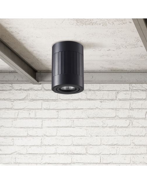 Точковий світильник Goldlux 319852 Rubin Paski GU10 1x10W IP20 Bl (052080) - зображення 3