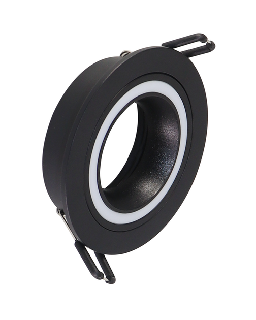 Точковий світильник Goldlux 323699 Falco GU5.3 1x10W IP20 BK (051583) - изображение 2