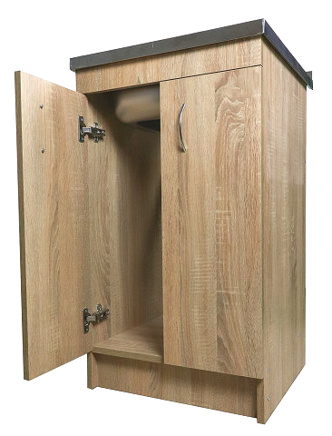 Мойка с тумбой AQUAMARIN BoxWood 500 sonoma oak (Дуб сонома)+Сифон - изображение 3