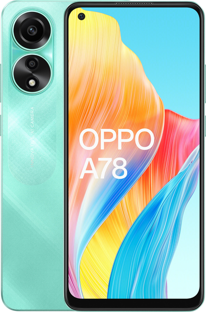 Мобільний телефон OPPO A78 5G 8/128GB Aqua Green (6932169332361) - зображення 1