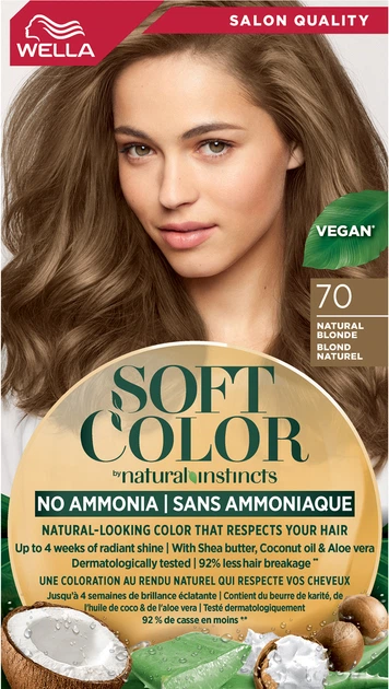 Краска для волос безаммиачная Wella Soft Color 70 Натуральный блонд 35 г (3614228865784) - изображение 2