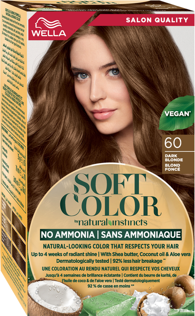 Краска для волос безаммиачная Wella Soft Color 60 Темный блонд 35 г ...