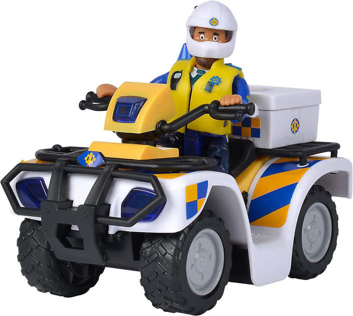 Motocykl policyjny Simba Fireman Sam z figurką i akcesoriami (4006592062675) - obraz 2