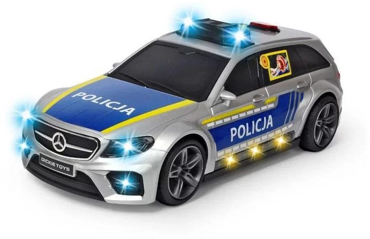 Samochód policyjny Dickie Toys SOS Mercedes AMG E43 (4006333063558) - obraz 2
