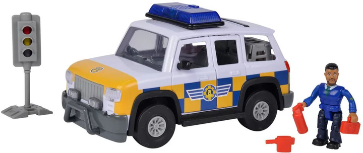 Jeep policyjny Simba Fireman Sam z figurką i akcesoriami (4006592066291) - obraz 2