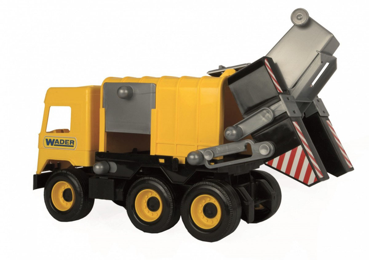 Śmieciarka Wader Middle Truck Żółta (5900694321236) - obraz 3
