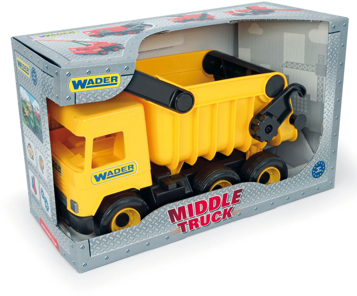 Самоскид Wader Middle Truck Жовтий (5900694321212) - зображення 1