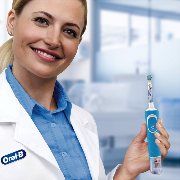 Електрична зубна щітка Oral-B Kids "Холодне Серце 2" (4210201245193) - зображення 6