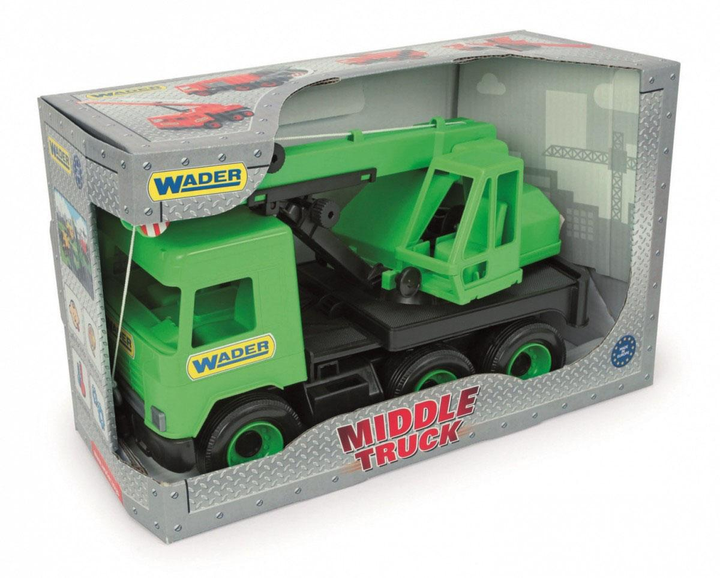 Dźwig Wader Middle Truck Zielony (5900694321021) - obraz 1
