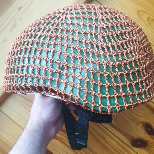 Тактическая маскировочная сетка на шлем - основа для кавера - изображение 1