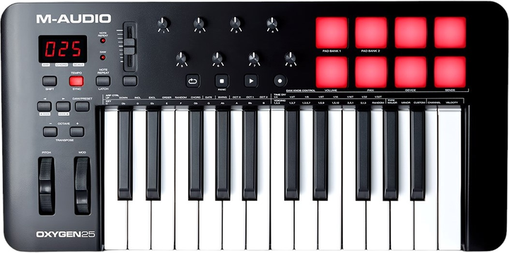 MIDI-клавіатура M-Audio Oxygen 25 MKV - зображення 1