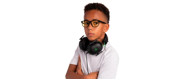 Детские очки для компьютера Gunnar, Rush Kids Large, Navy Tortoise, Amber (RUS-09701) - изображение 7