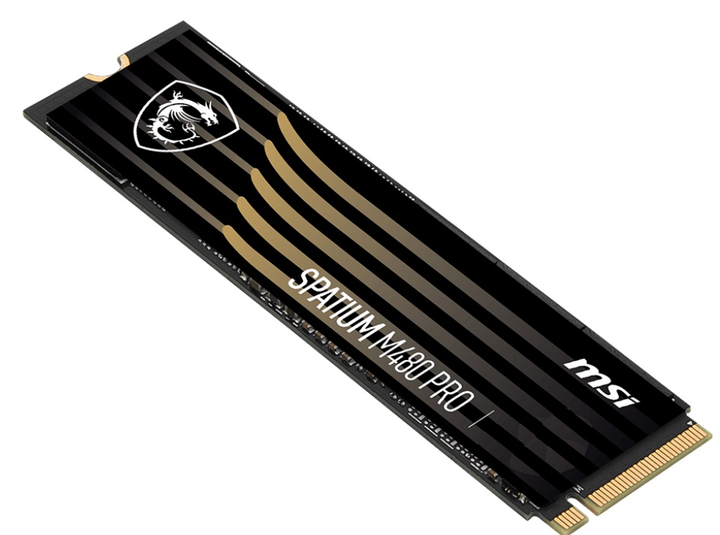 SSD диск MSI Spatium M480 Pro 1TB NVMe M.2 2280 PCIe 4.0 x4 3D NAND TLC (S78-440L1G0-P83) - зображення 4