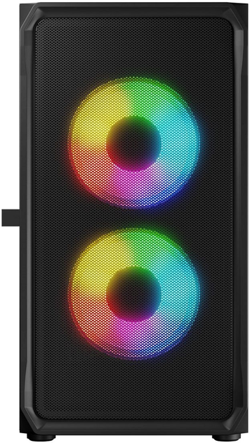 Obudowa Logic Concept Portos Mesh+Glass ARGB fans 3x120 mm Black (AM-PORTOS-10-0000000-0002) - obraz 4