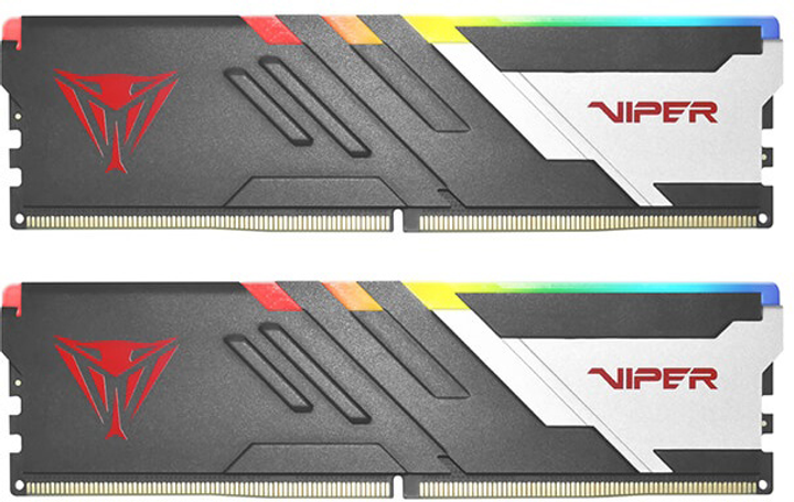Оперативна пам'ять Patriot DDR5-6400 32768MB PC5-51200 (Kit of 2x16384) Viper Venom RGB (PVVR532G640C32K) - зображення 1