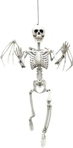 Декорація на Геловін Det Gamle Apotek Скелет з крилами 90 см (5715049597217) - зображення 1