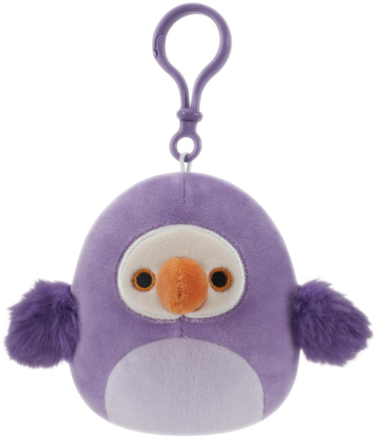 Pluszowy brelok Squishmallow Kurczak Fioletowy 9 cm (0196566215689) - obraz 1